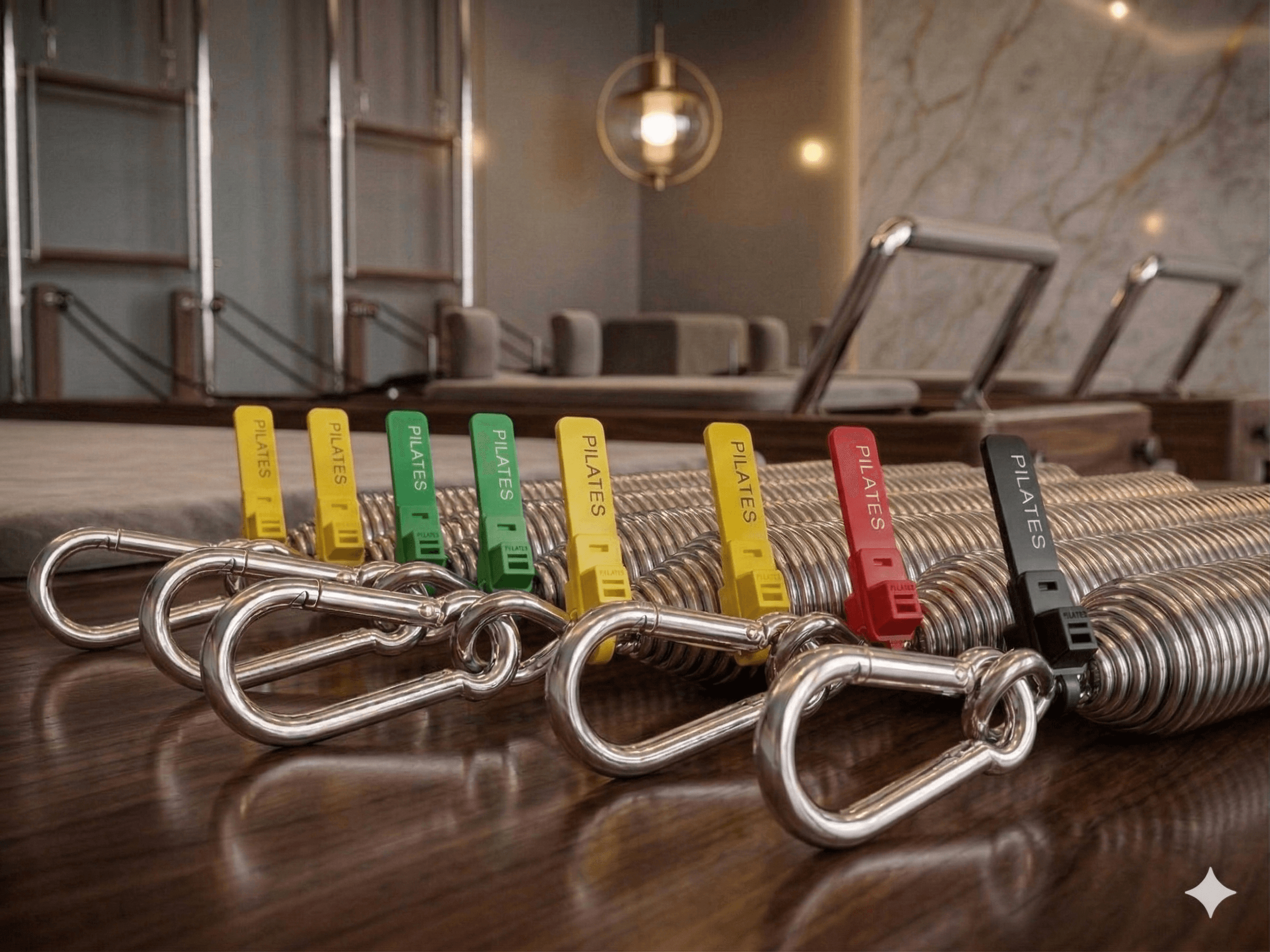 Kit de molas coloridas para Pilates